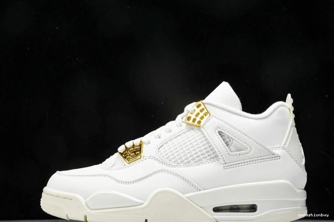 Retro 4 Metallic Jordan Gold AQ9129-170 0910